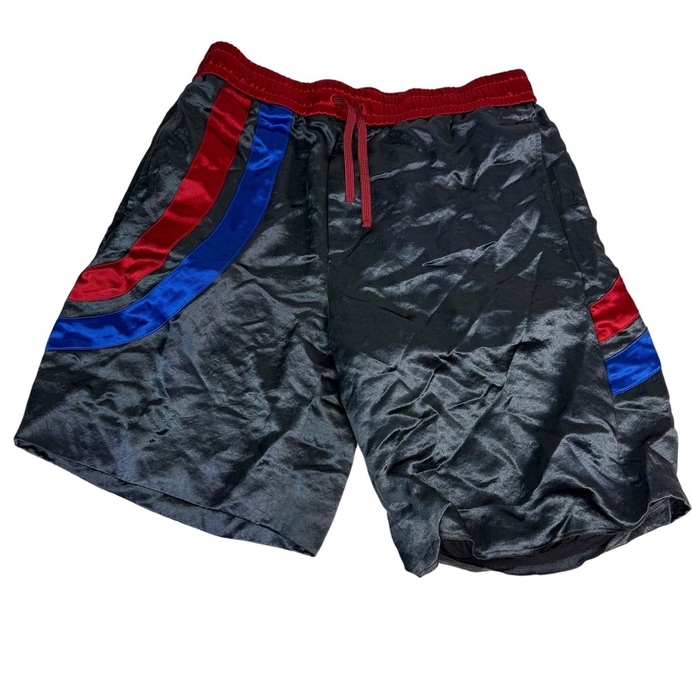 Gucci Band Black Acetate Side Stripe Shorts Mens IT 48 Made in Italy 598860 - Picture 3 of 12